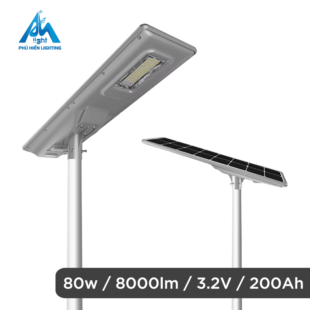 Đèn kèm trụ đèn đường liền thể năng lượng mặt trời OLF80 Đèn kèm trụ đèn đường liền thể năng lượng mặt trời OLF80
